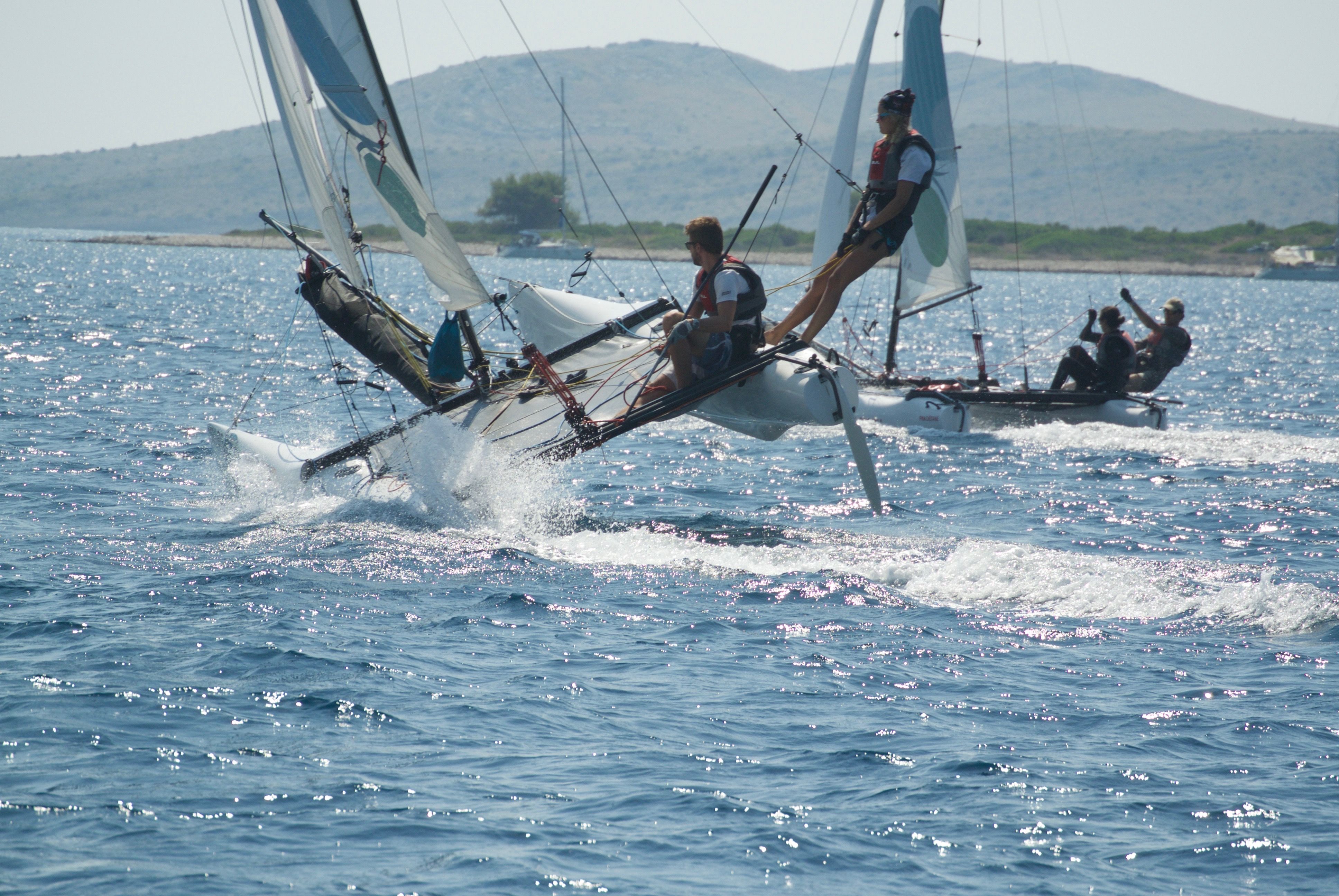 raid en catamaran de sport